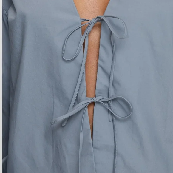 NWT ✨️$25 Princess Polly Rinch L/S Top In Steel Blue Size 2 - Picture 5 of 9